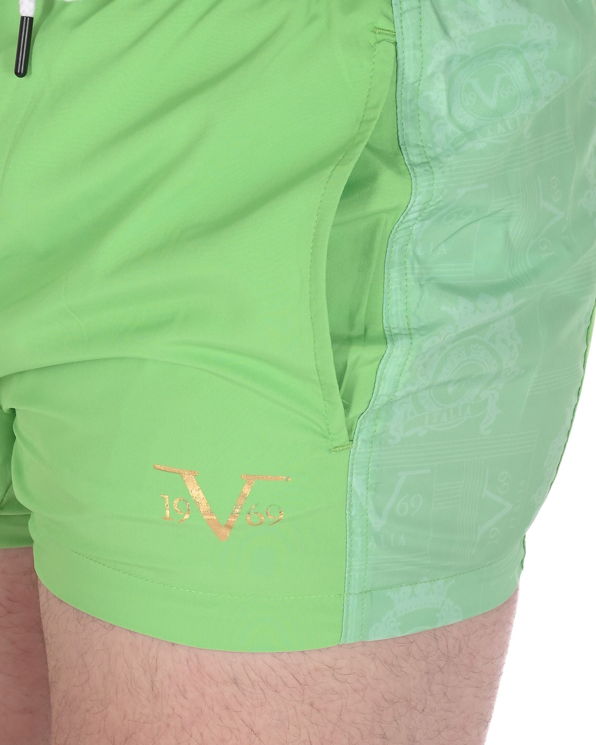 19V69 Italia Costume da bagno da uomo VSC1MBS03 VERDE