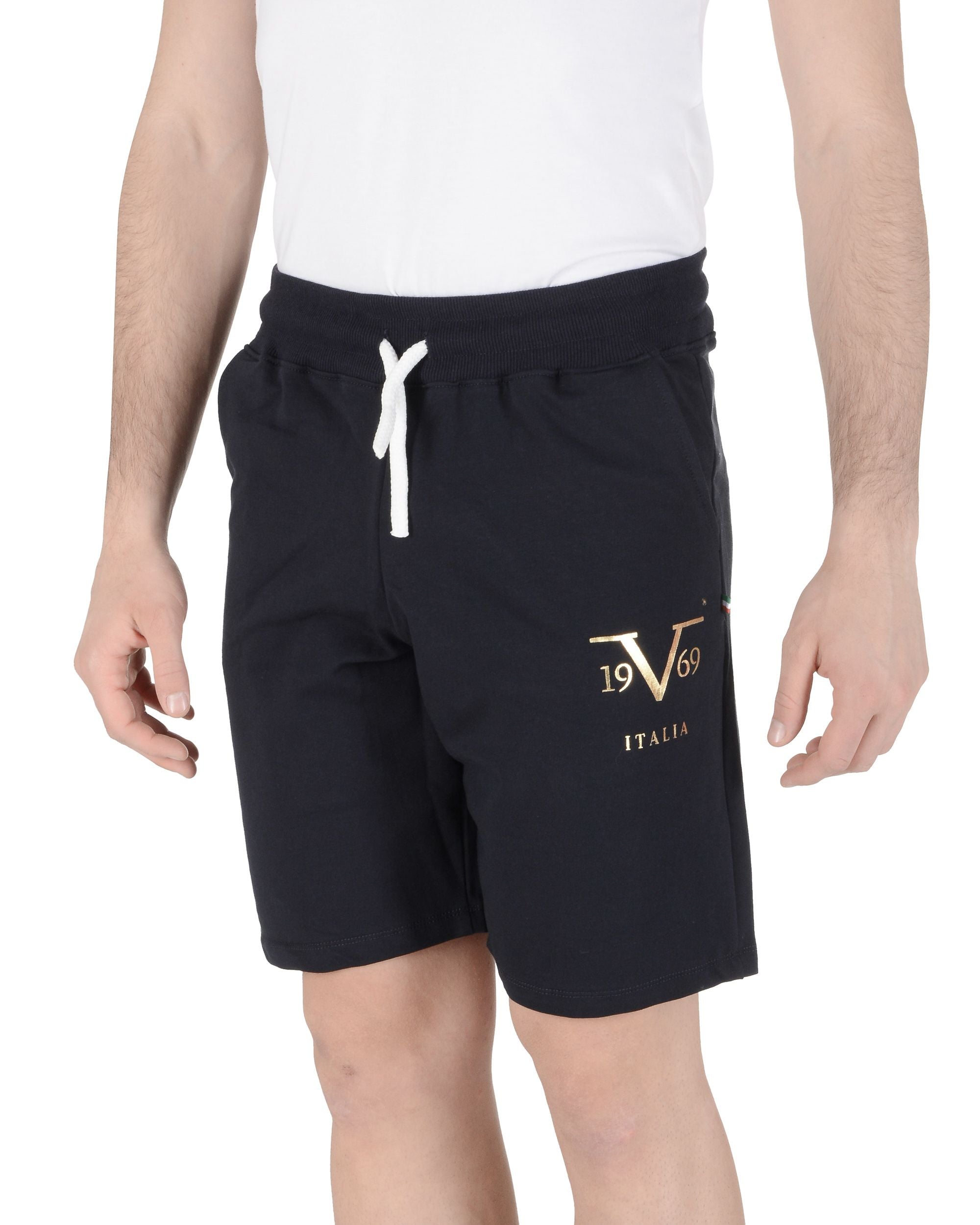 19V69 Italia Pantaloncini Uomo Blu Navy BOB BLU NAVY