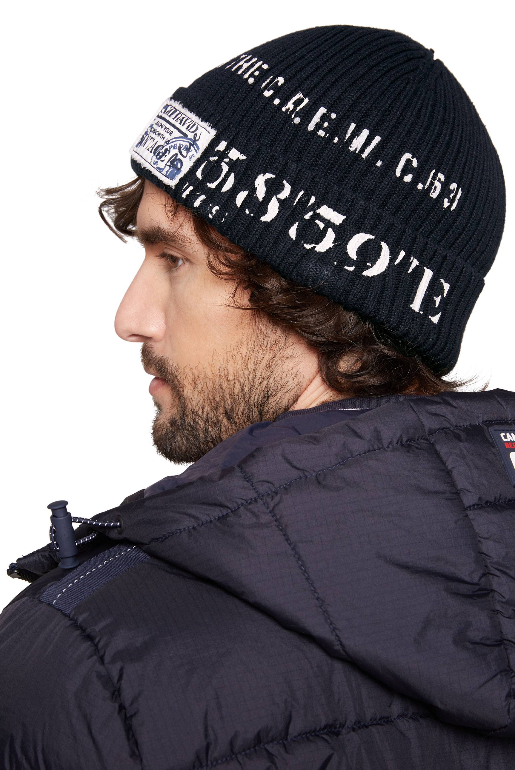 Berretto in maglia da uomo Camp David