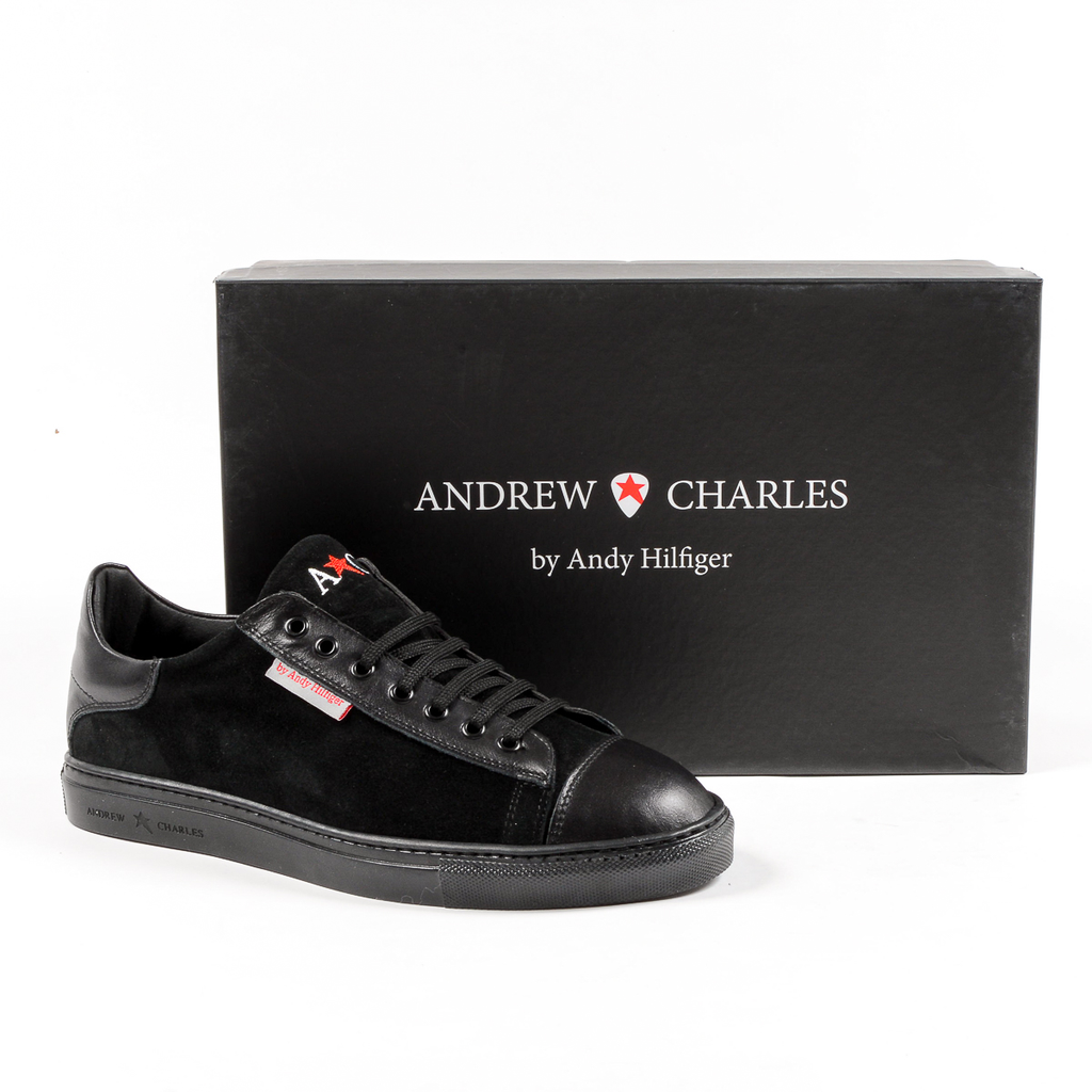 Andrew Charles Sneaker da uomo nere TOM