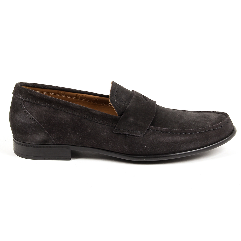 V 1969 Italia Mocassino da uomo grigio scuro LEONARDO