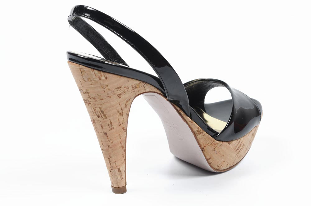 Sandalo donna Sebastian Milano S3112VN VERNICE NERA