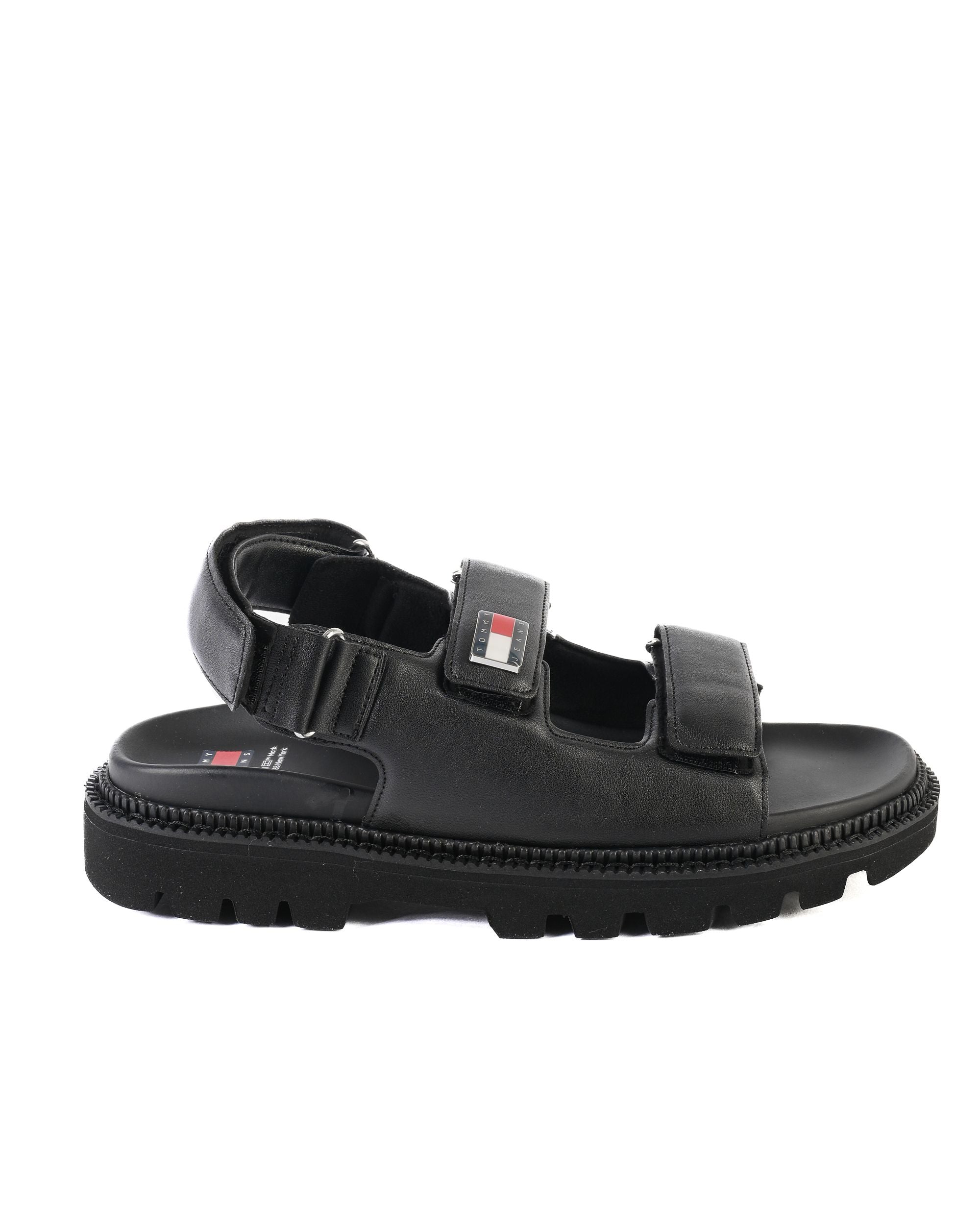 Sandalo da donna Tommy Hilfiger nero EN0EN02461BDS