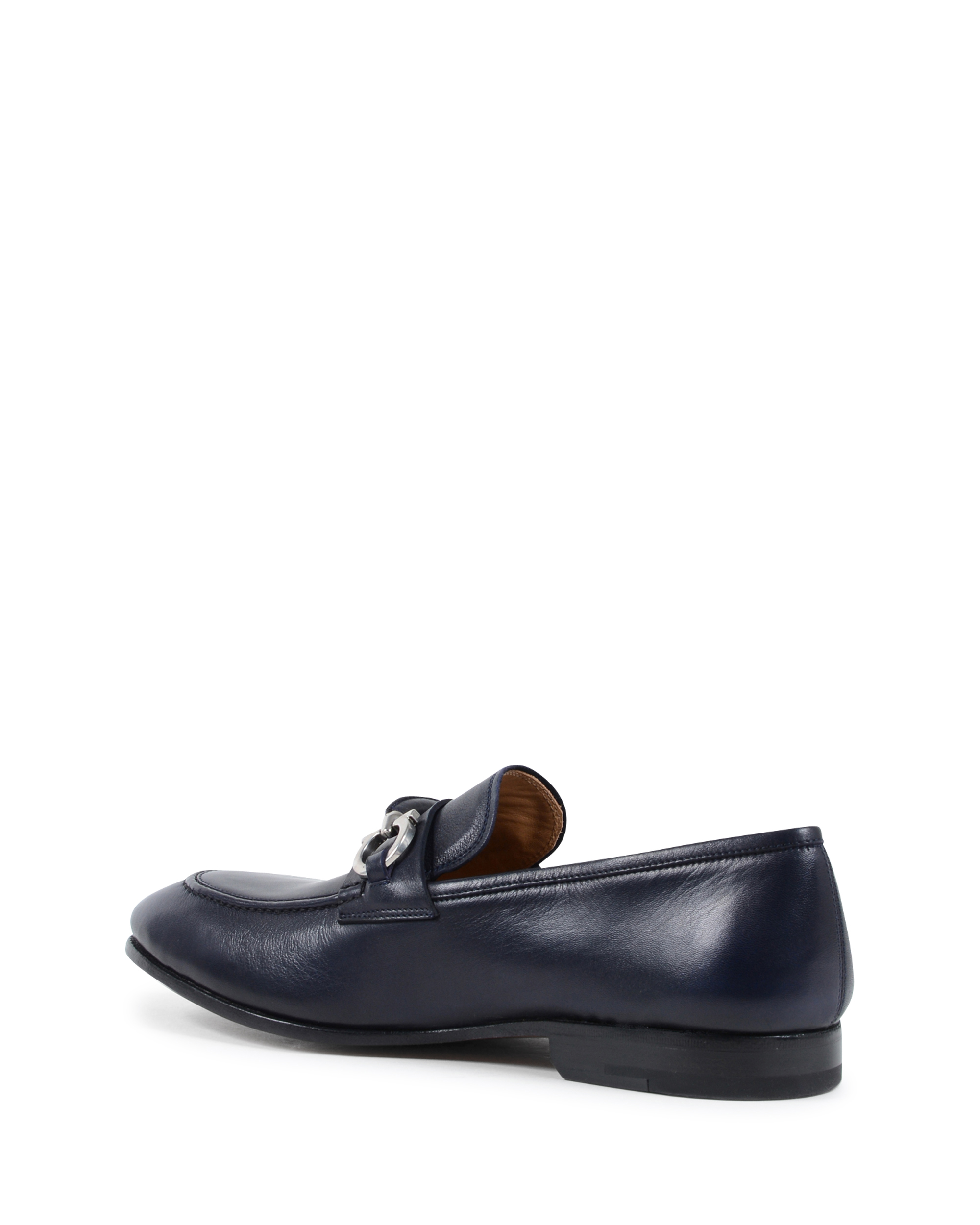 Mocassini da uomo Salvatore Ferragamo blu navy CESARE