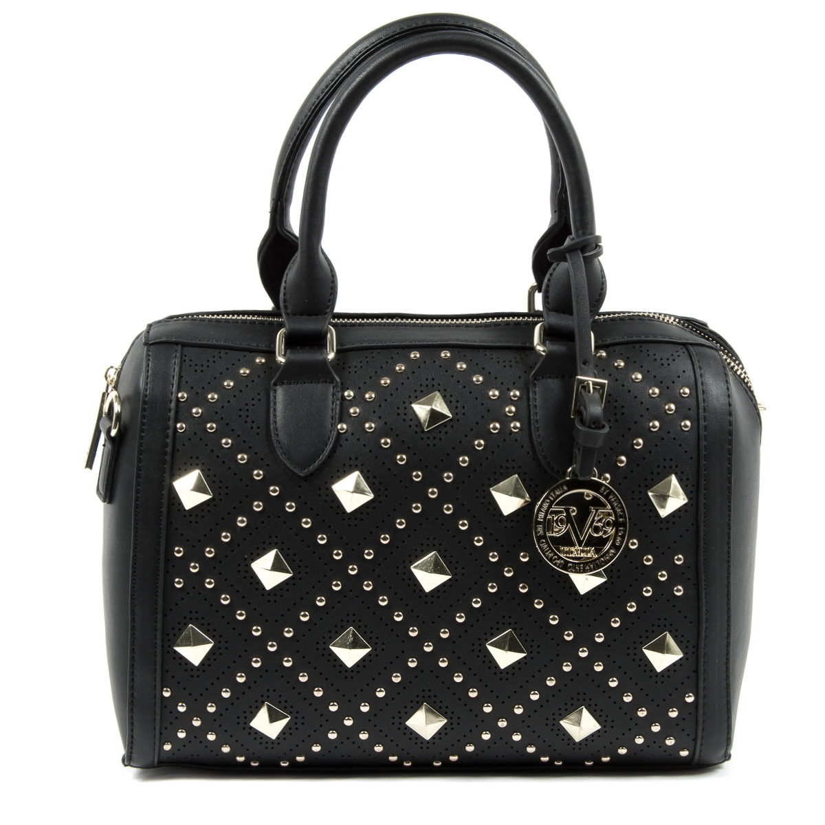 V 1969 Italia Borsa da donna nera CLAIRE