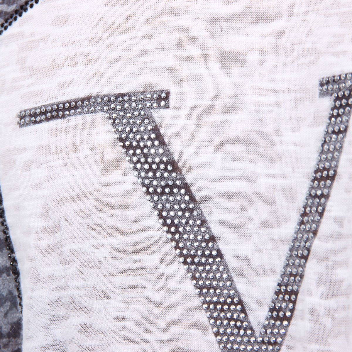 V 1969 Italia T-shirt da uomo a maniche corte con scollo tondo nera LOGAN