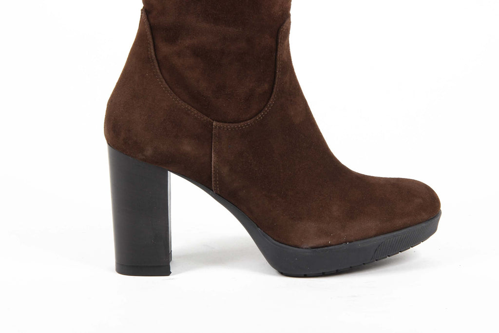 V 1969 Italia Womens High Boot S01 CAMOSCIO T. MORO