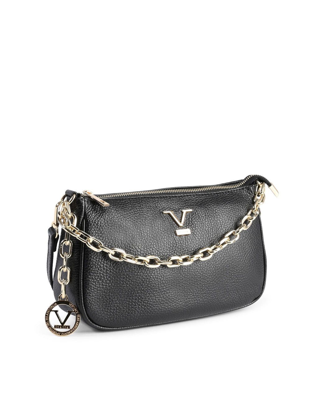 Borsa mini da donna V Italia VE1735-G DOLLARO NERO