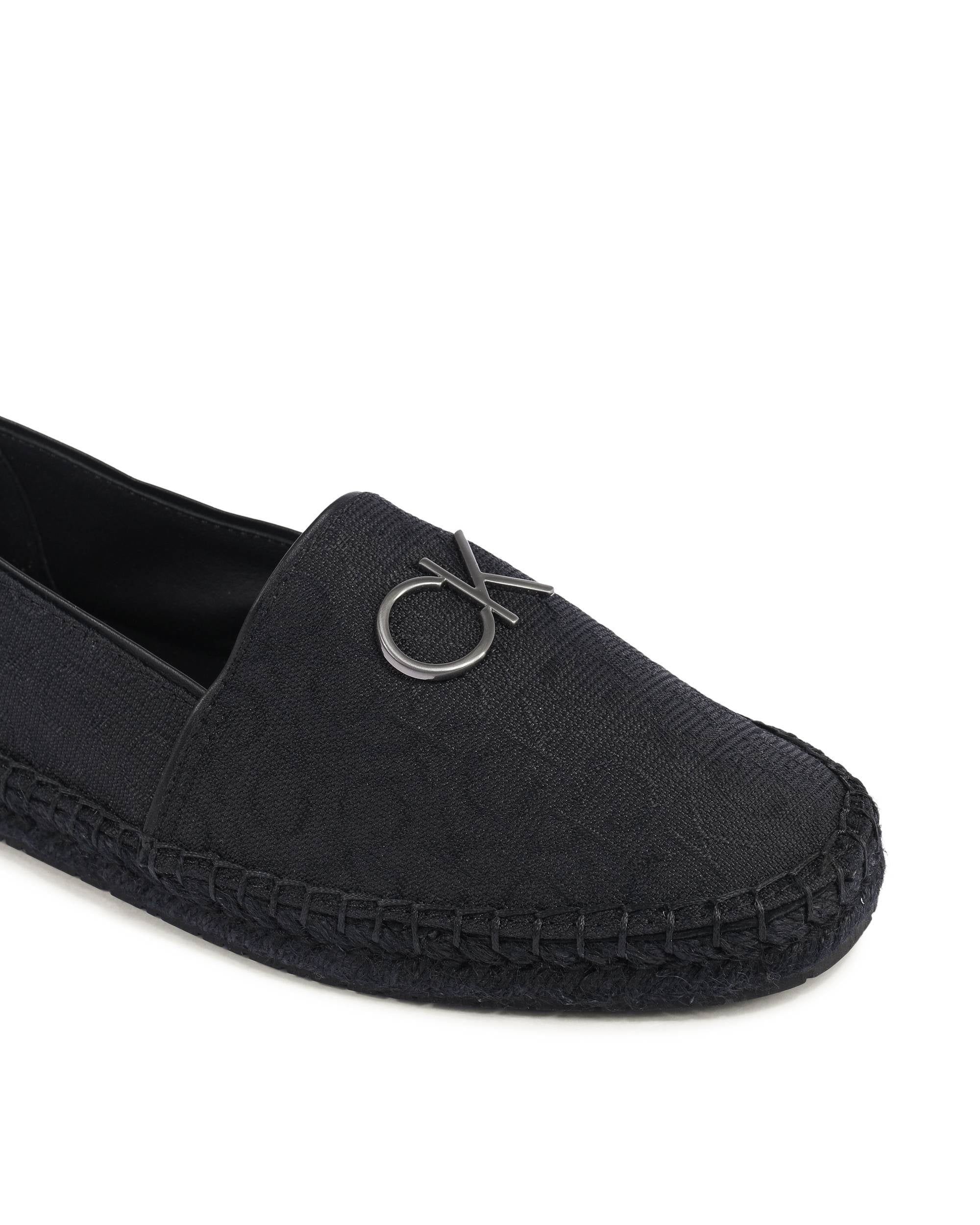 Espadrillas da donna Calvin Klein nere HW0HW014580GN