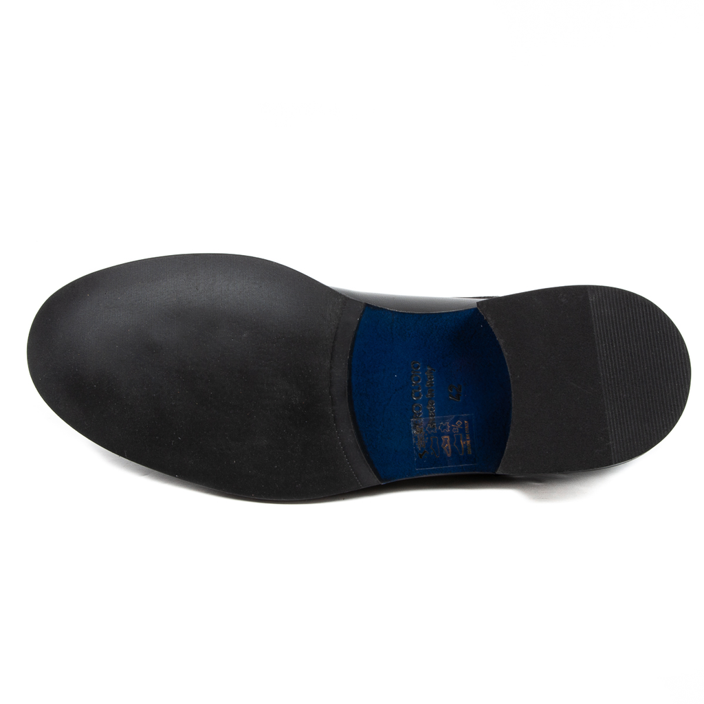 V 1969 Italia Scarpa classica da uomo nera MATTHEW