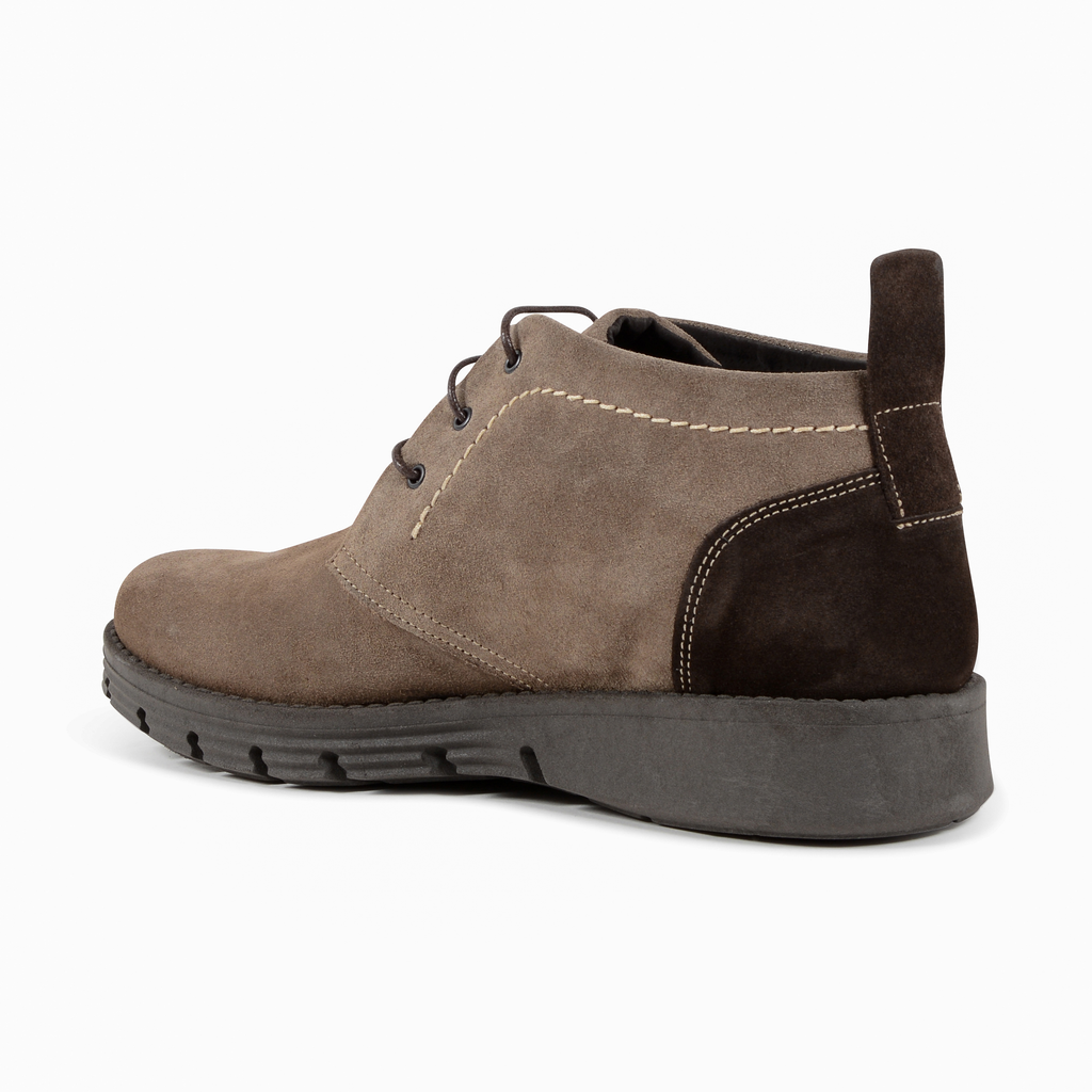 Stivaletto Uomo 19V69 Italia Beige Marrone 930 CAMOSCIO TORTORA T MORO