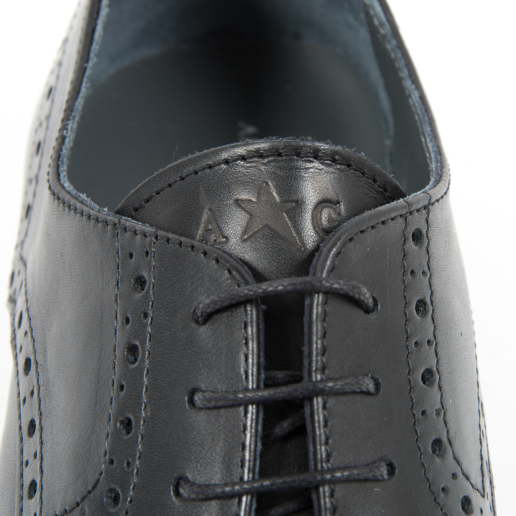 Andrew Charles Scarpa Brogue da Uomo Nera EDWIN