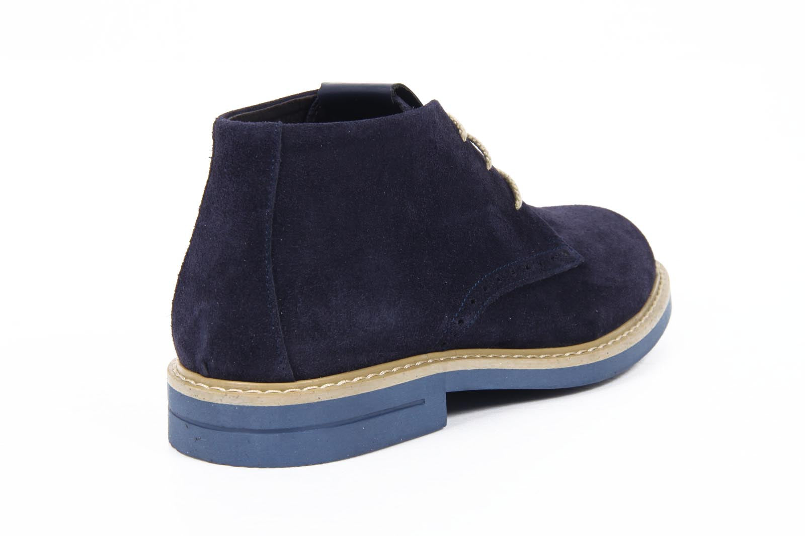 V 1969 Italia stivaletti uomo 5156 CAMOSCIO NAVY