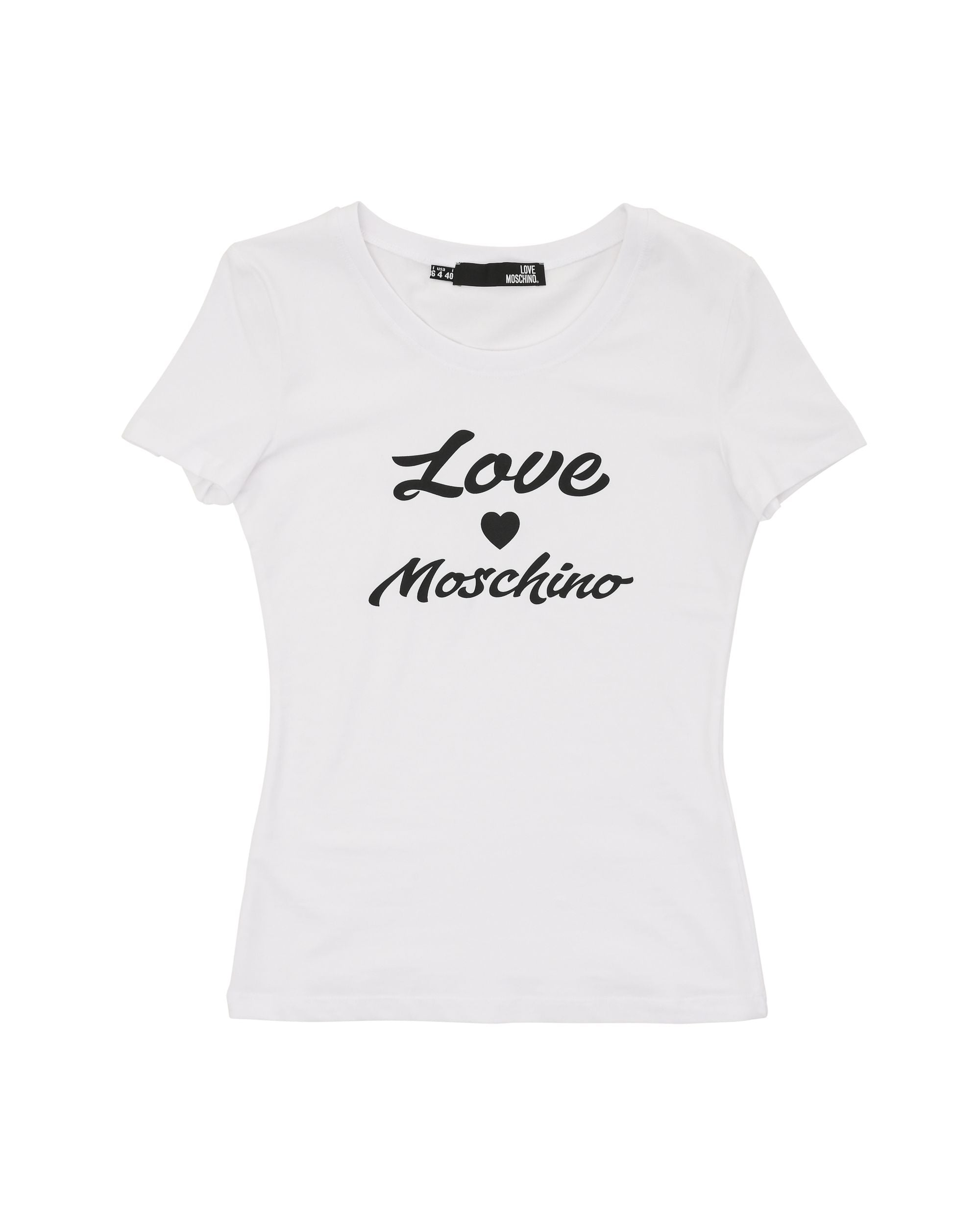 T-shirt da donna Love Moschino W 4 H19 28 E 1951 A00 BIANCO OTTICO
