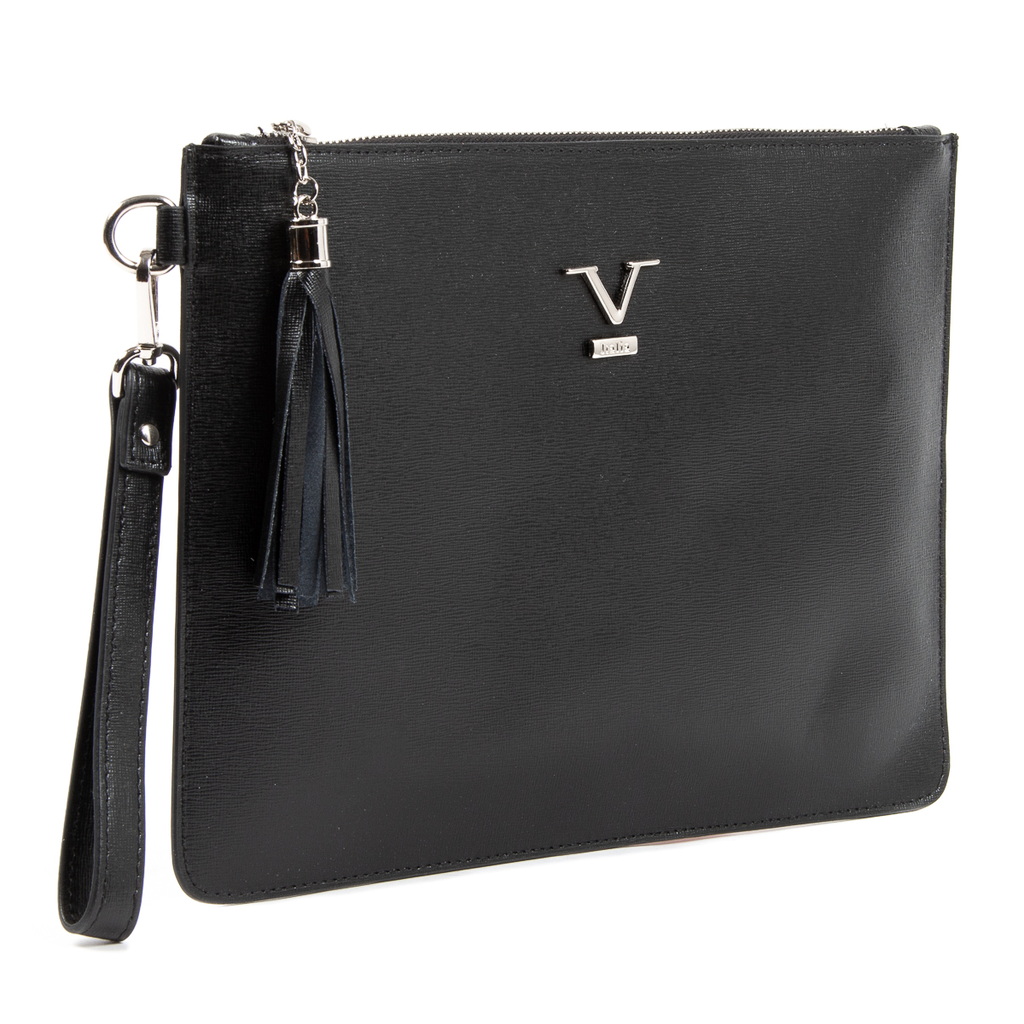 V 1969 Italia Borsa da donna nera LIME
