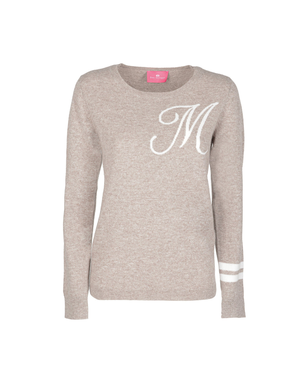 Maglione girocollo in cashmere - Cammello