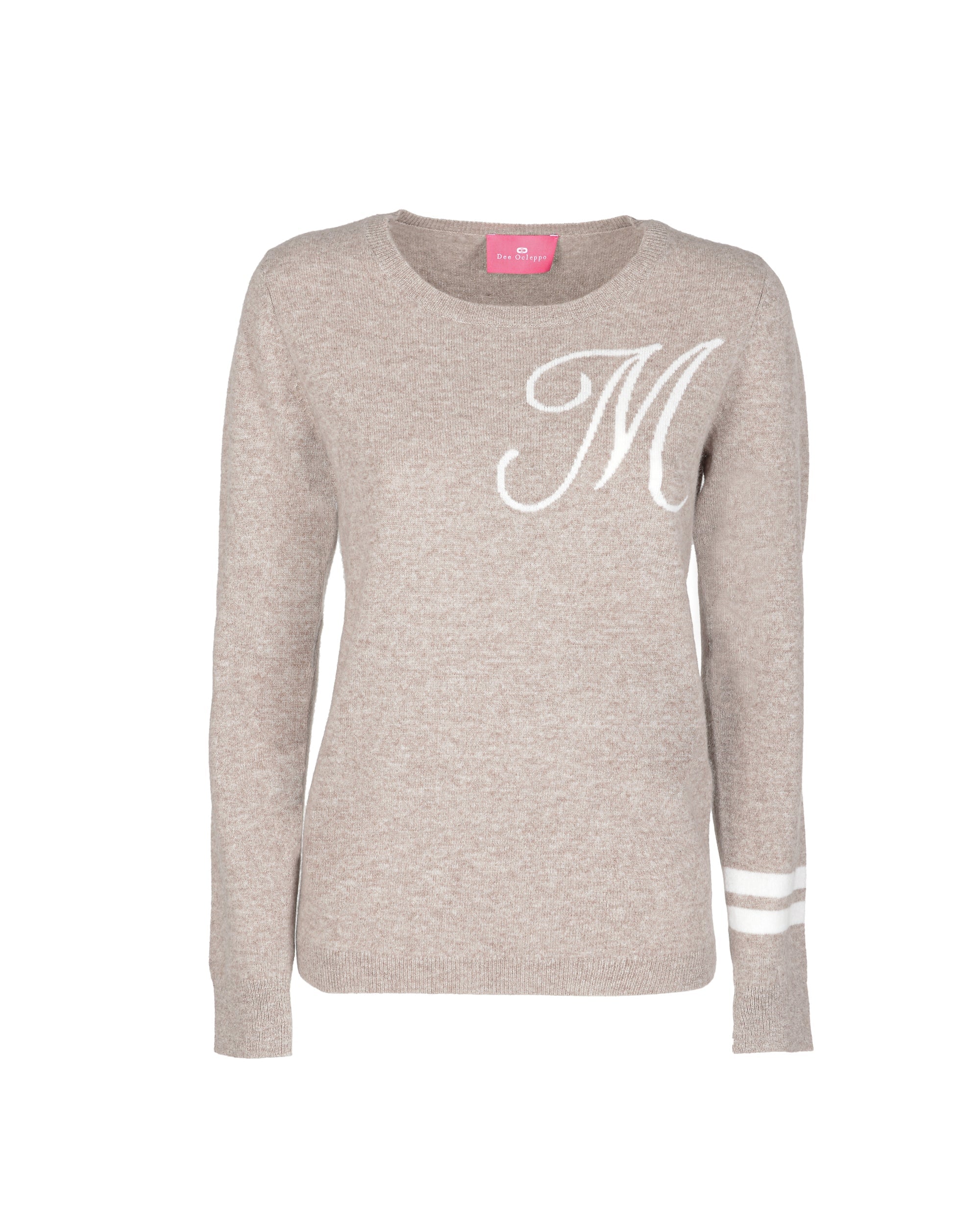 Maglione girocollo in cashmere - Cammello