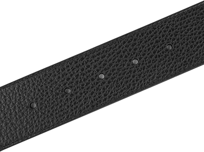 Cintura reversibile Gucci da uomo in pelle nera marrone scuro