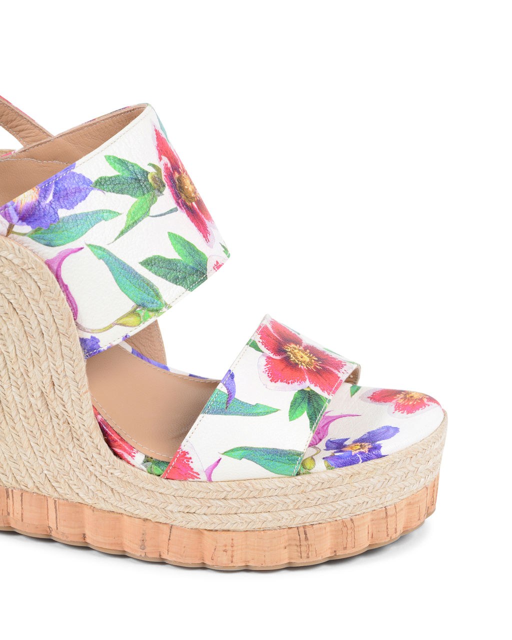 Salvatore Ferragamo Sandalo Con Zeppa Donna Multicolor MARATEA