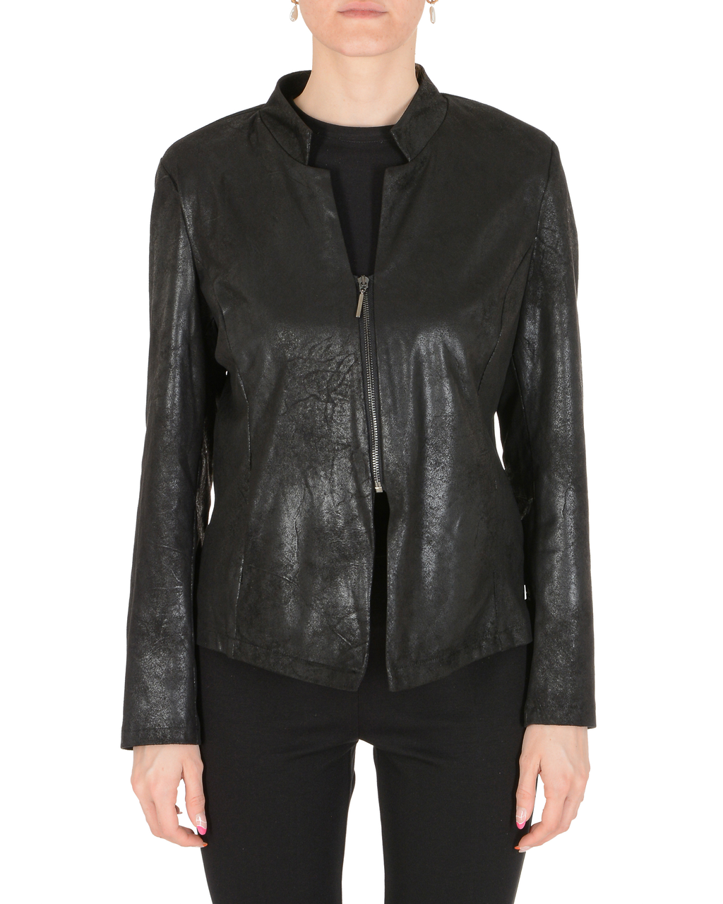 19V69 Italia Giacca da donna nera MELIA BLACK