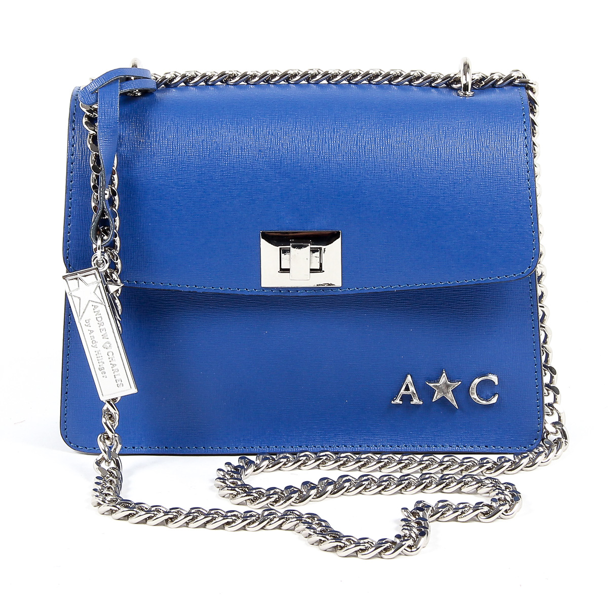 Borsa a mano da donna Andrew Charles blu MELODY