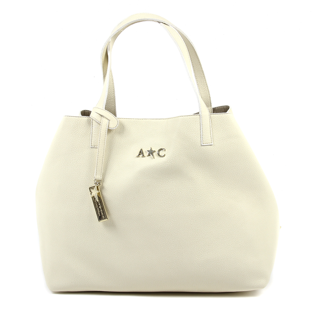 Borsa a mano da donna Andrew Charles Beige RACHEL
