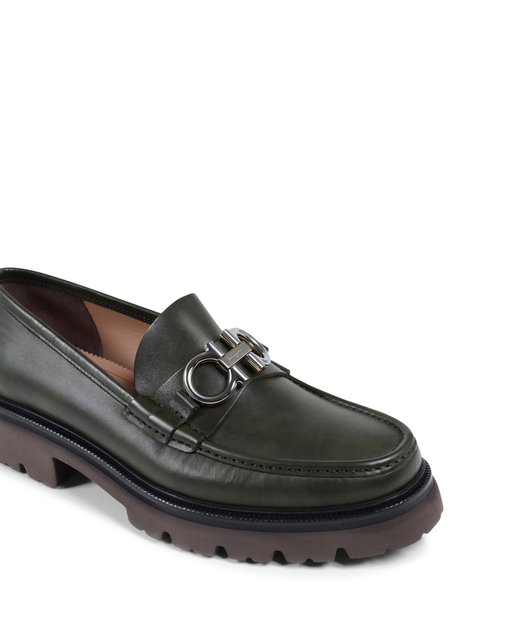 Salvatore Ferragamo Mocassini da uomo verdi BLEECKER