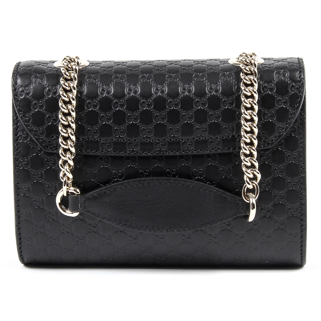 Borsa a mano da donna Gucci GG Guccissima nera 449636 1000