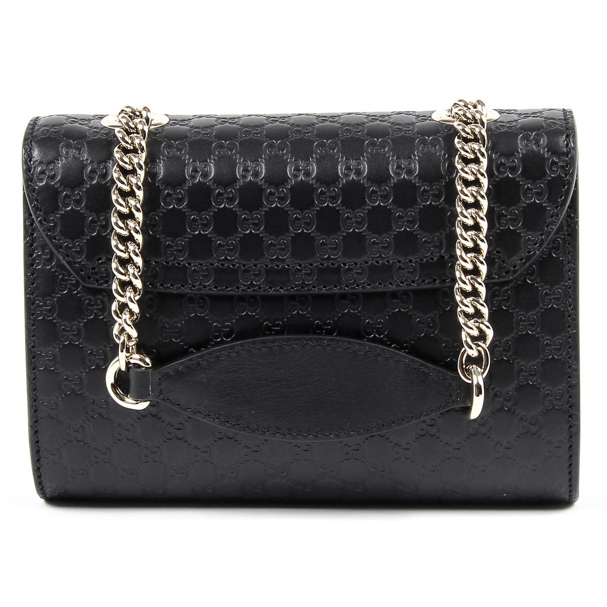 Borsa a mano da donna Gucci GG Guccissima nera 449636 1000