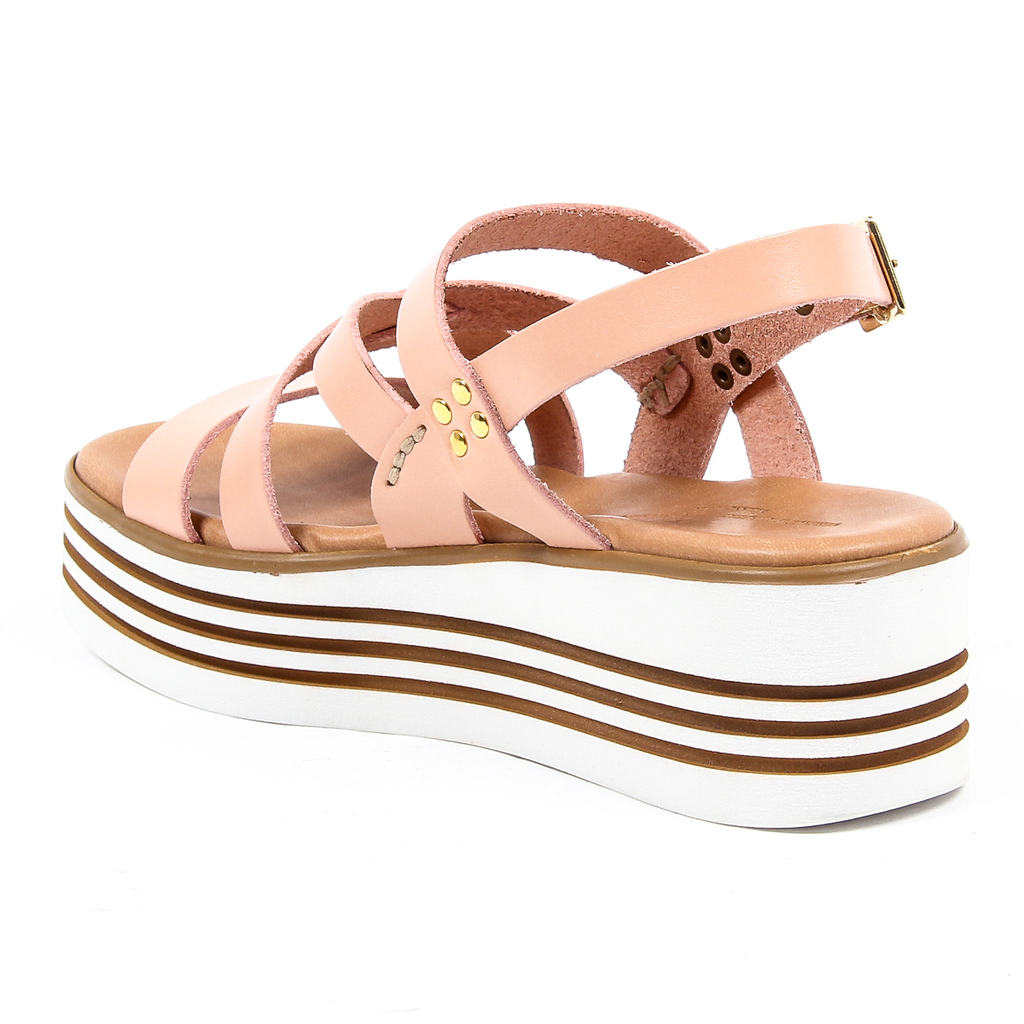 Sandalo flatform da donna V 1969 Italia