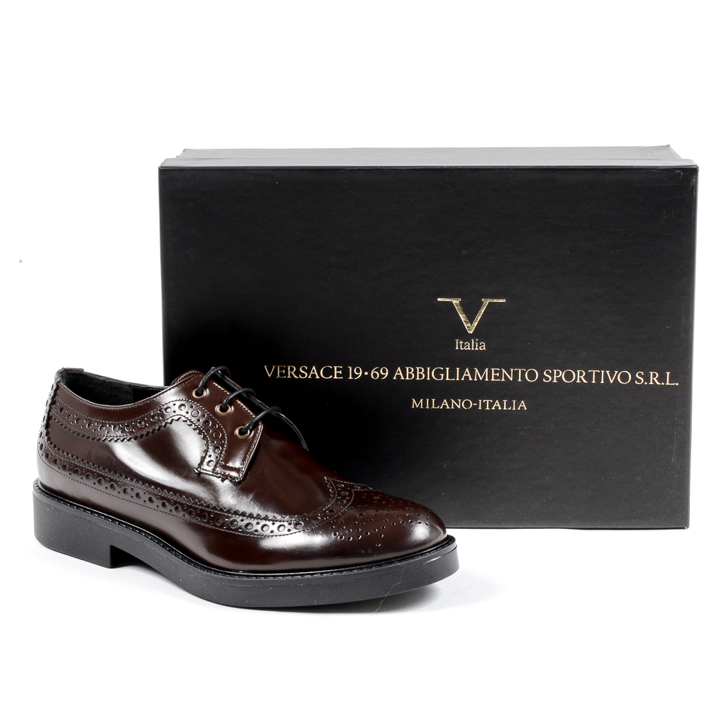 V 1969 Italia Womens Brogue Shoe Bordeaux TRENTO