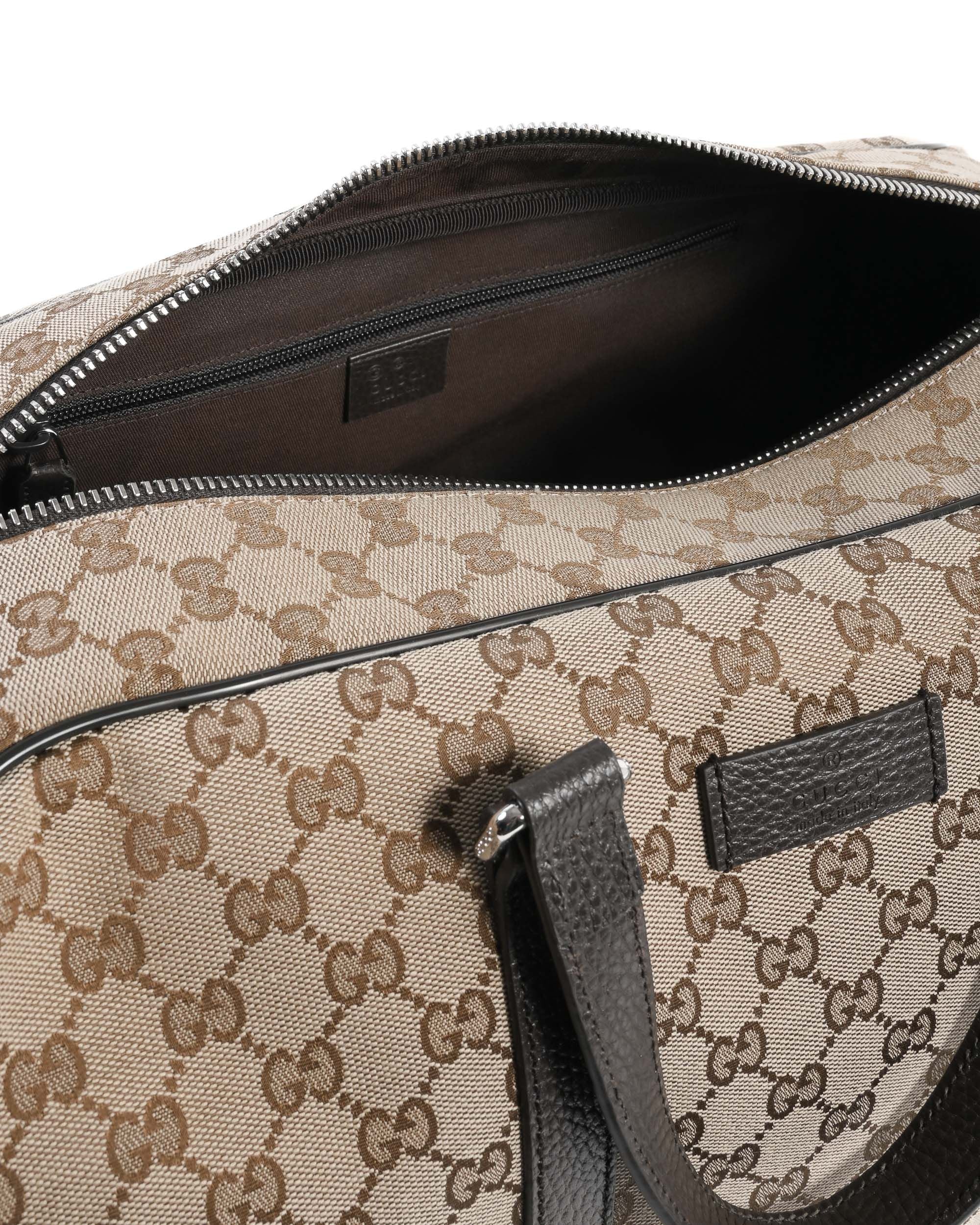Borsa da viaggio Gucci GG originale in tela 449167 KY9KN 9886