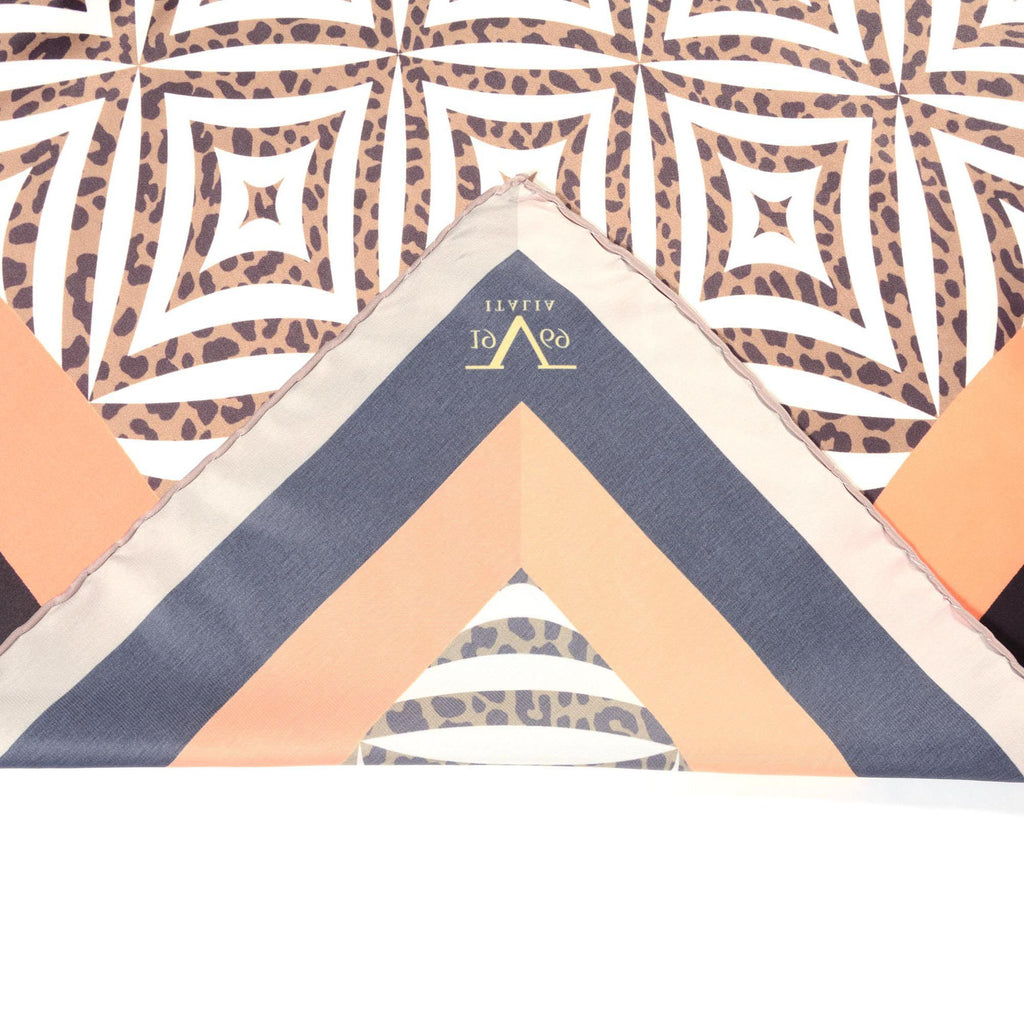 V 1969 Italia Foulard Donna Multicolore VIOLA