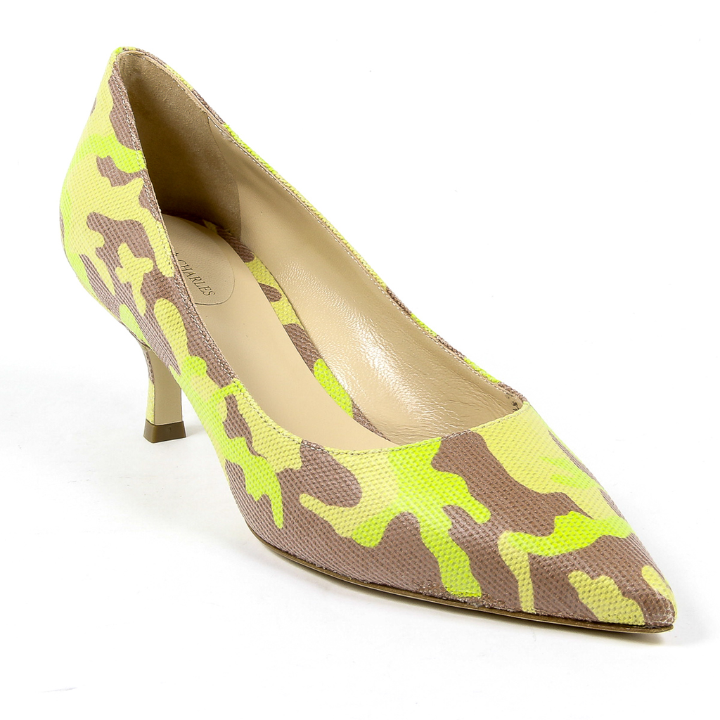 Andrew Charles Scarpe da donna con tacco multicolore ISA