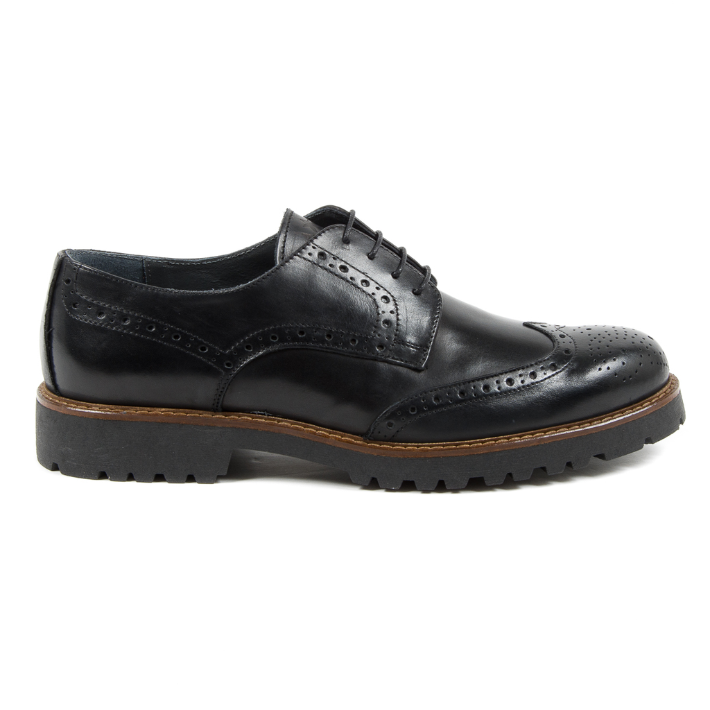 Andrew Charles Scarpa Brogue da Uomo Nera EDWIN