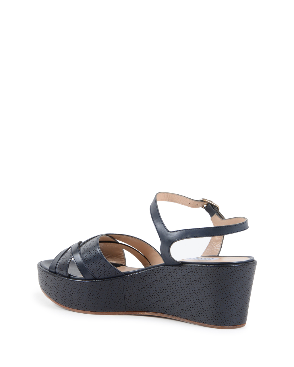 Fratelli Rossetti Sandalo con zeppa da donna blu navy 65813 MARAIS NAVY