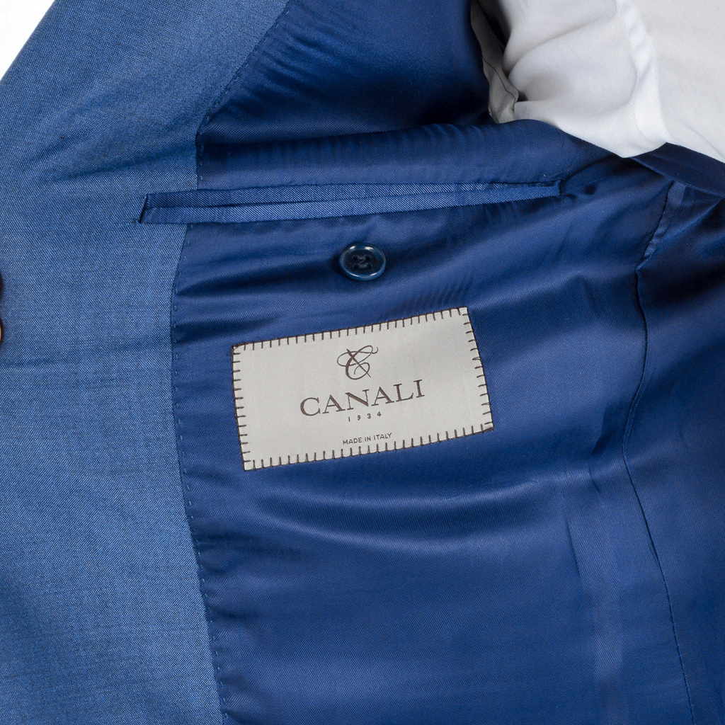 Abito da uomo Canali maniche lunghe blu