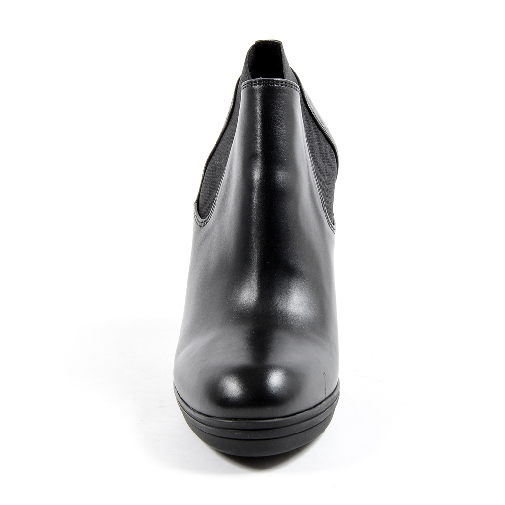 V 1969 Italia Stivaletto con tacco da donna nero GRACY