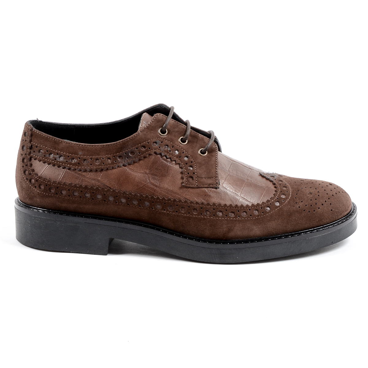 V 1969 Italia Scarpa Brogue da Donna Marrone TRENTO