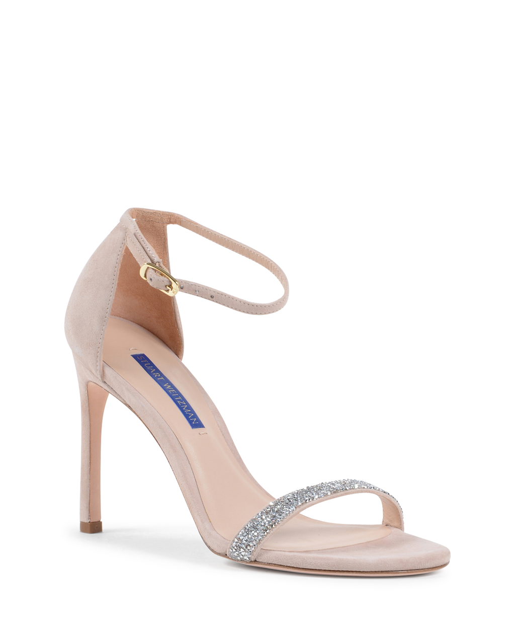 Stuart Weitzman Sandalo con cinturino alla caviglia da donna Beige NUDISTSONG DOLCE
