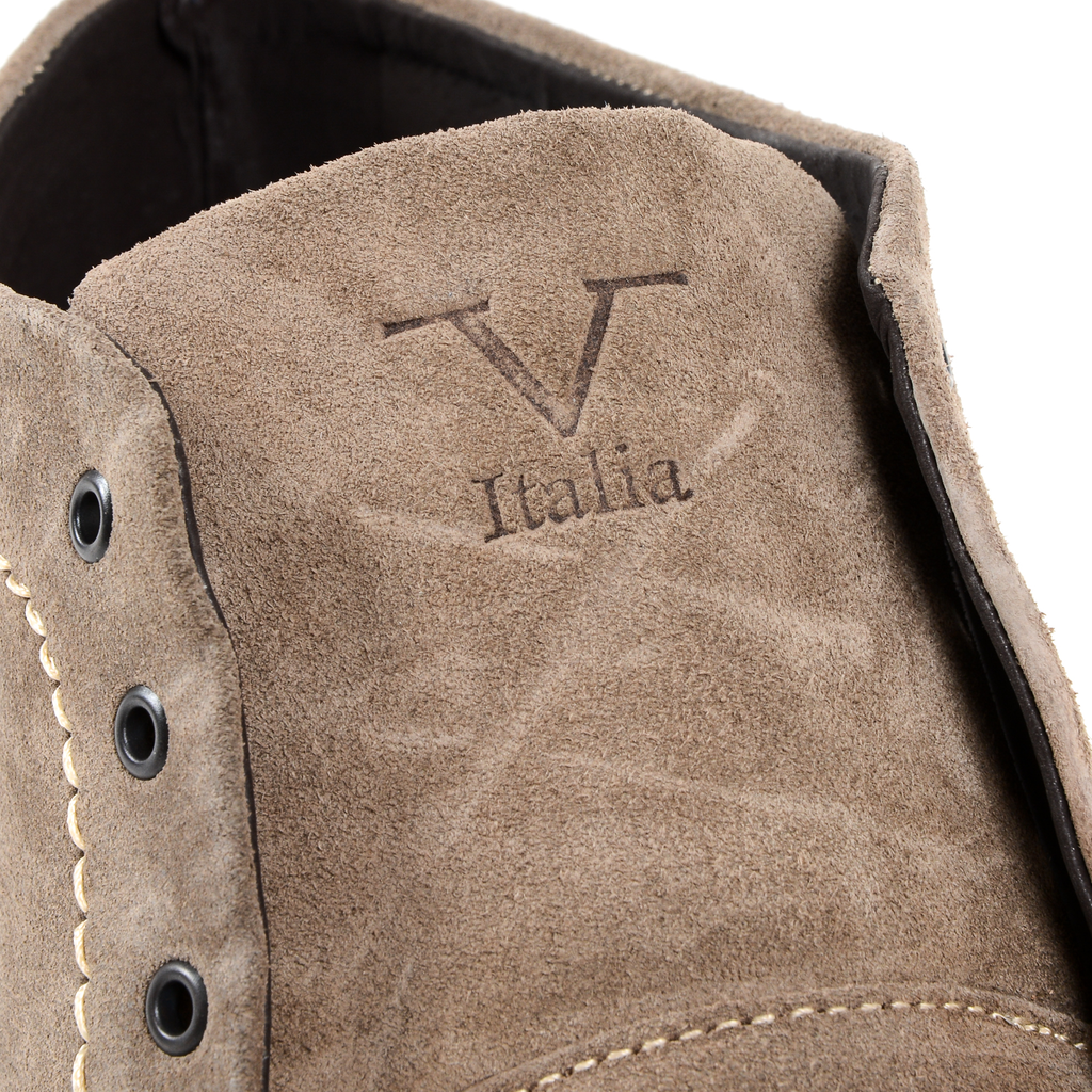Stivaletto Uomo 19V69 Italia Beige Marrone 930 CAMOSCIO TORTORA T MORO
