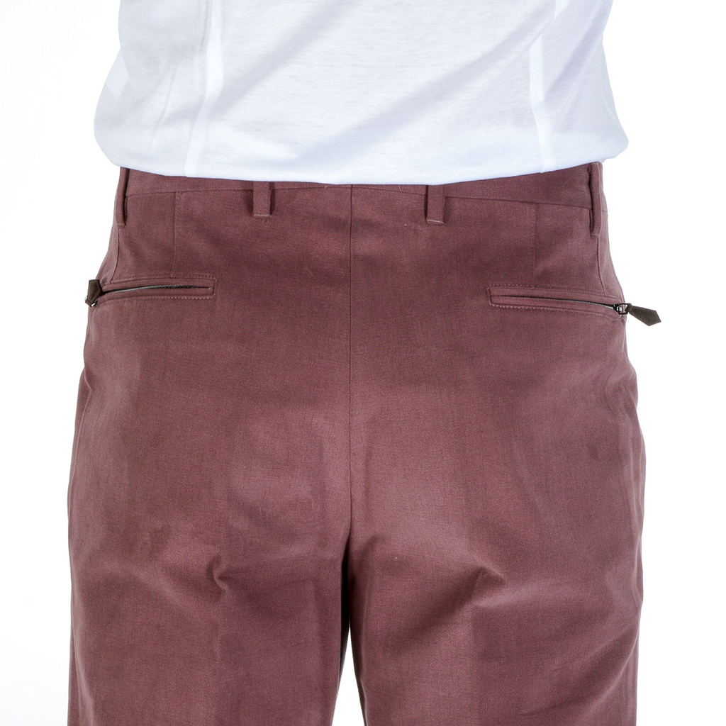Corneliani Pantaloni Uomo Bordeaux