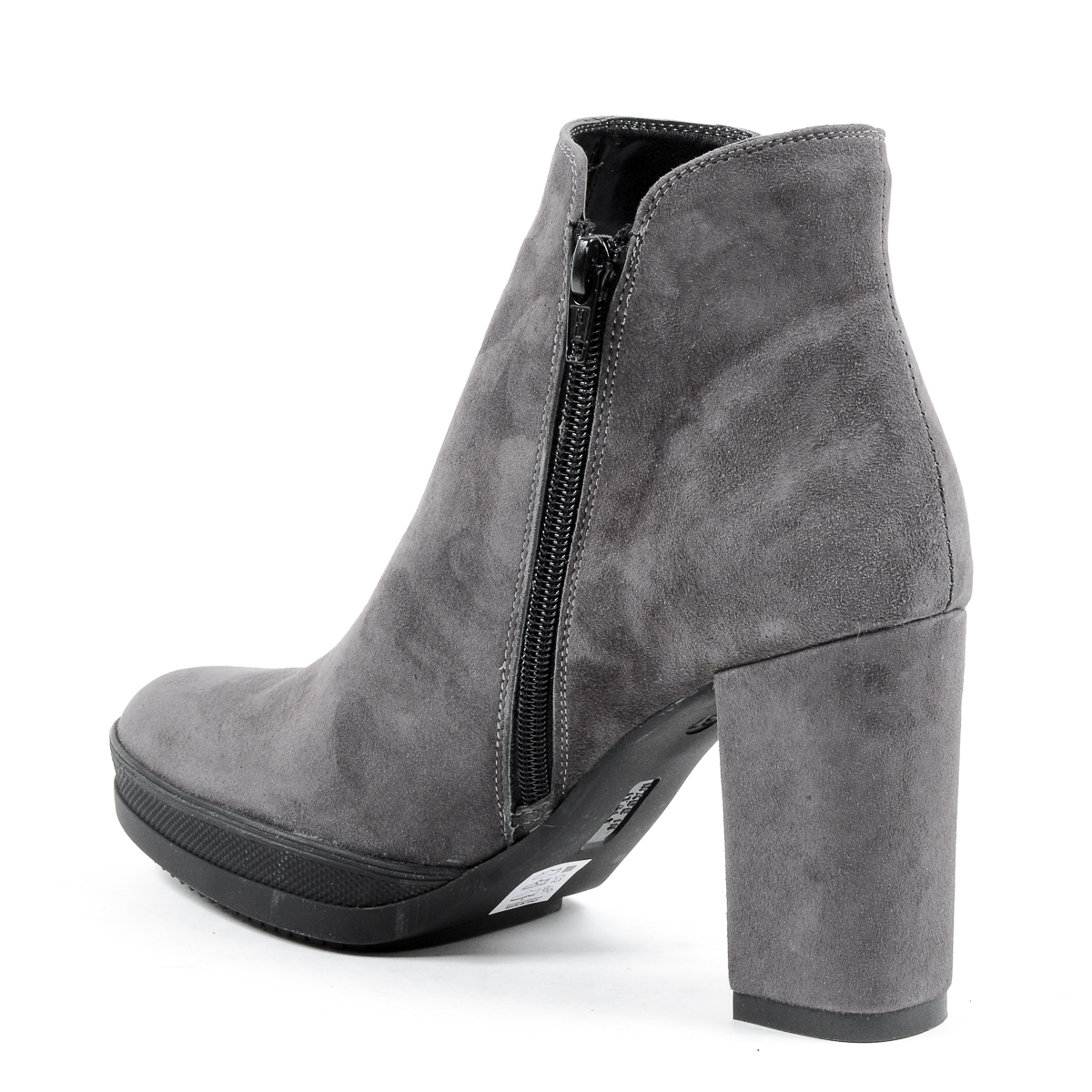 Stivaletti con tacco da donna Andrew Charles, grigi SHERYL