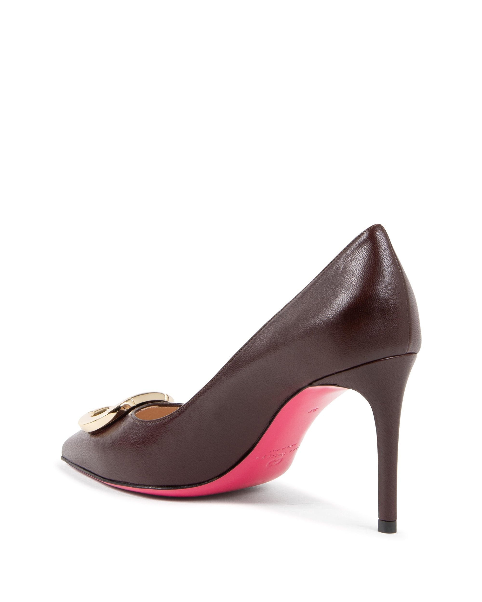 Scarpa con logo Office Party Borgogna