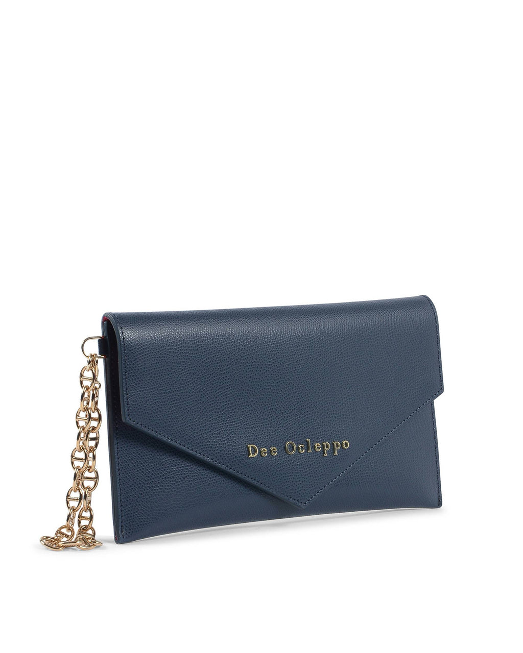Dee Ocleppo Borsa a mano da donna DC220 LOGO PALMELLATO BLU NAVY