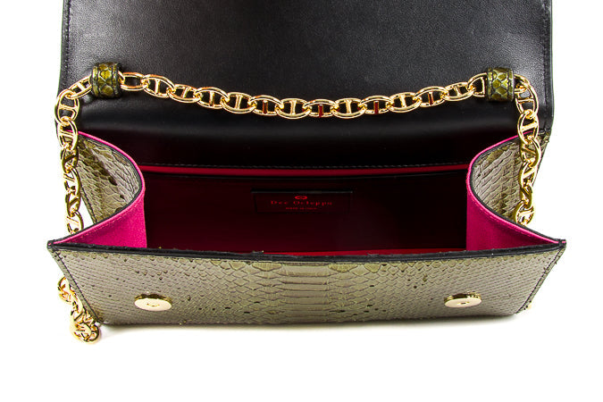 Pochette in pitone Firenze