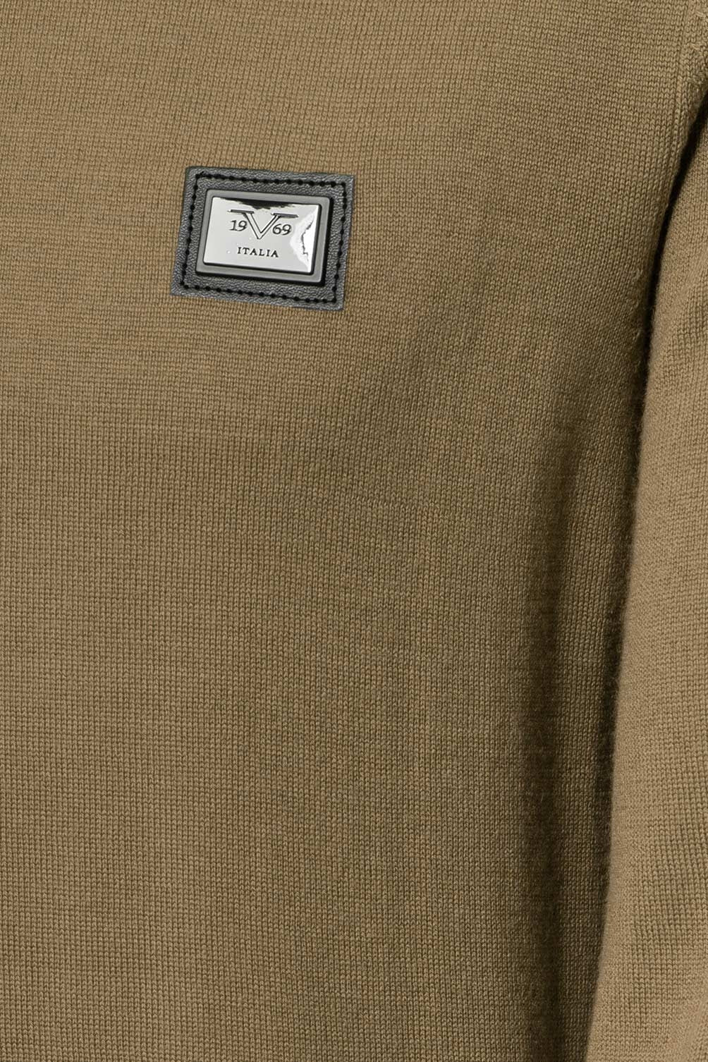 19V69 Italia Maglione Uomo Oliva MARCEL OLIVE