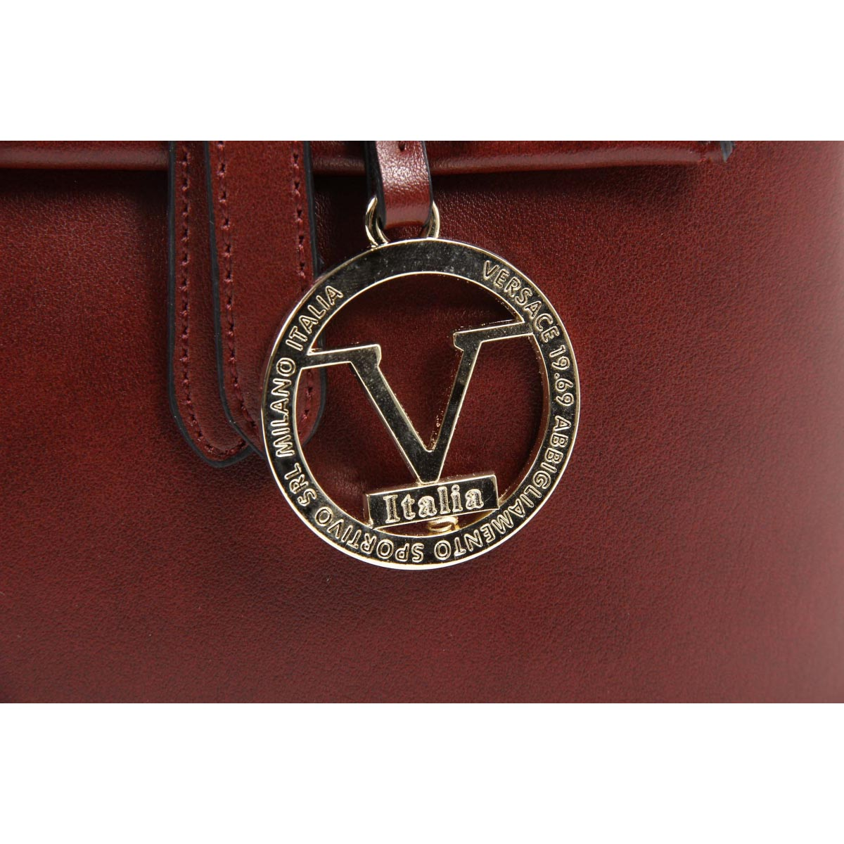 V 1969 Italia Borsa da donna VE017 CLARET RED