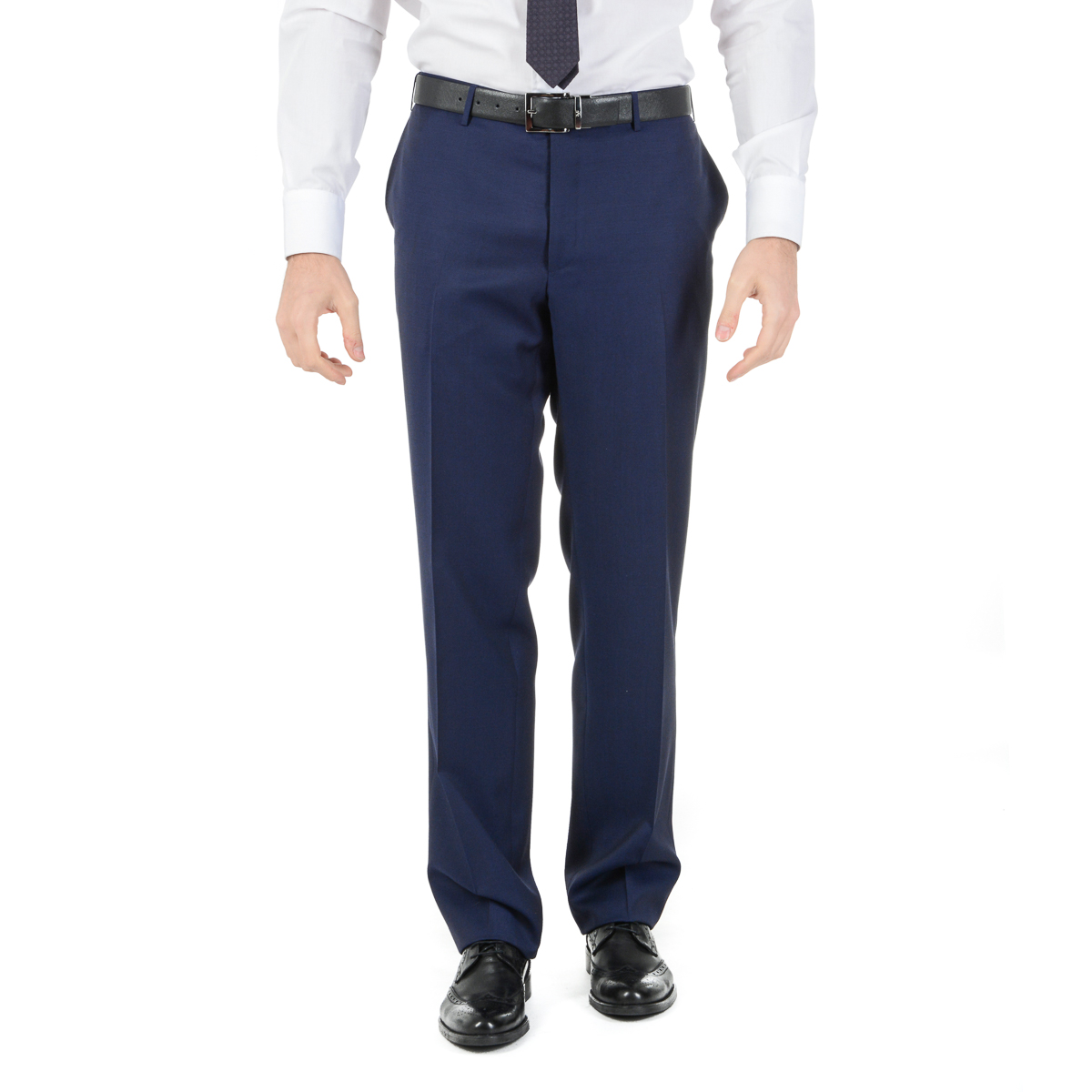 Abito da uomo Corneliani maniche lunghe blu Super 110's