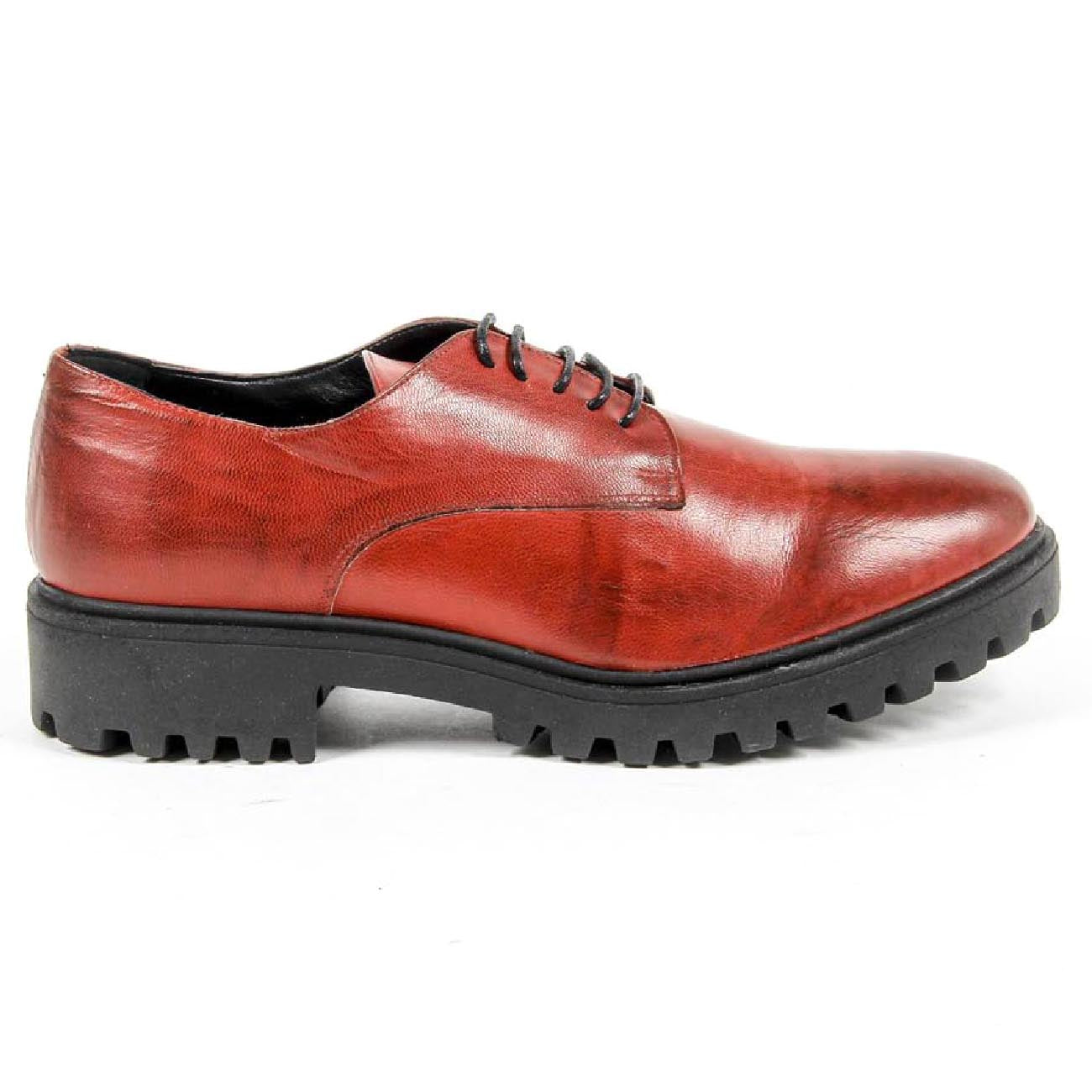 Scarpa stringata da donna V 1969 Italia C01 VITELLO ROSSO